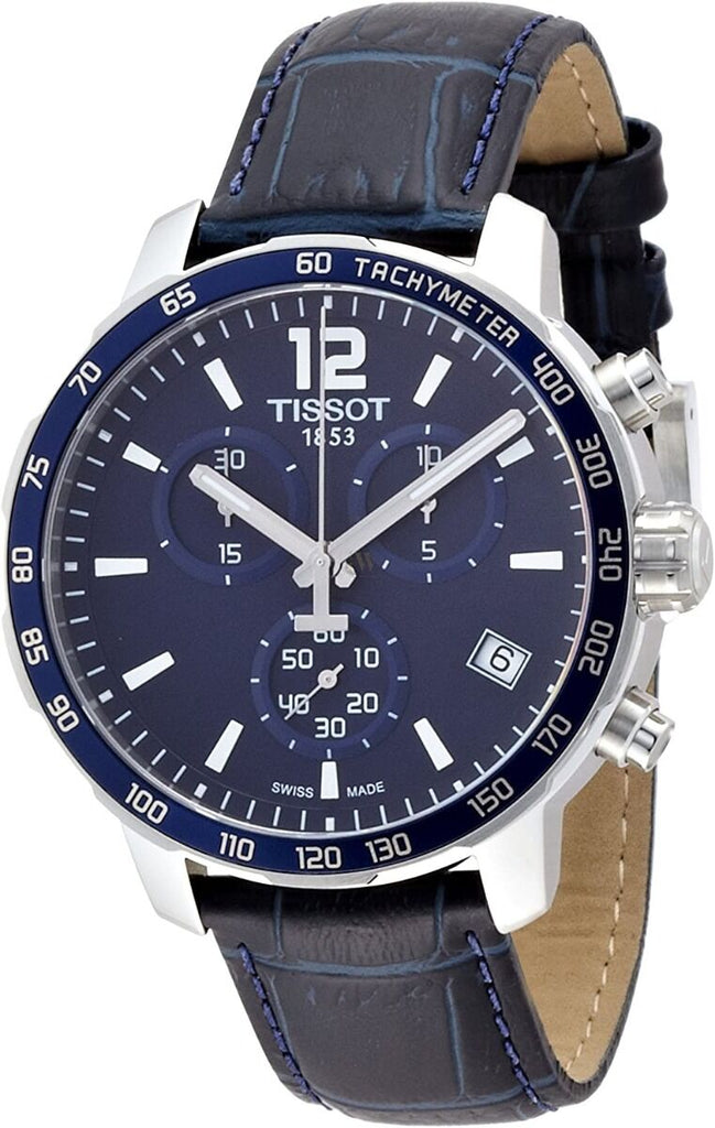 Tissot T Sport Quickster Chronograph Blue Dial Watch For Men - T095.417.16.047.00 Buy Now By Tissot
