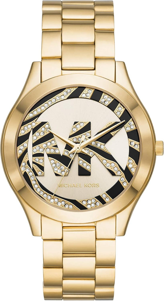 Michael Kors Runway Gold Dial Gold Steel Strap Watch For Women - MK4561 Buy Now By Michael Kors