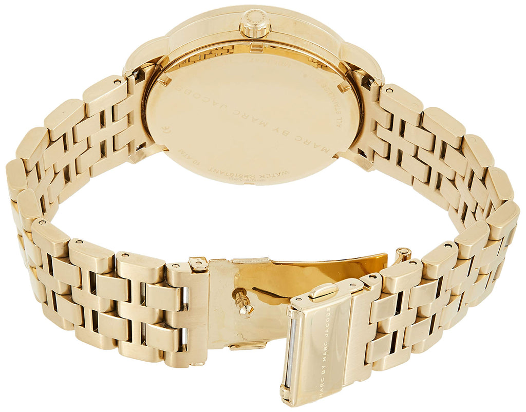 Marc Jacobs Fergus White Dial Gold Steel Strap Watch for Women - MBM8647 Buy Now By Marc Jacobs