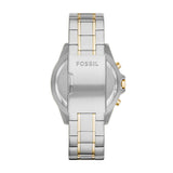 Fossil Garrett Analog Black Dial Two Tone Steel Strap Watch for Men - FS5771 Buy Now By Fossil