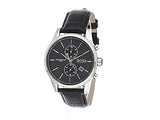 Hugo Boss Jet Black Dial Black Leather Strap Watch for Men - 1513279 Buy Now By Hugo Boss