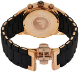 Emporio Armani Sportivo Black Dial Black Steel Strap Watch For Men - AR5905 Buy Now By Emporio Armani