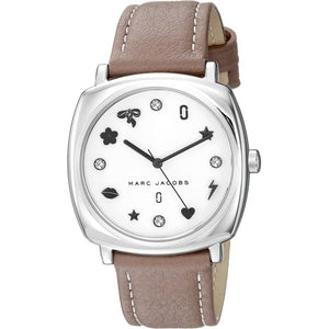 Marc Jacobs Mandy Silver Dial Brown Leather Strap Watch for Women - MJ1563 Buy Now By Marc Jacobs