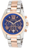 Michael Kors Bradshaw Blue Dial Two Tone Steel Strap Watch for Women - MK5606 Buy Now By Michael Kors