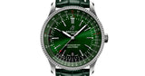 Breitling Navitimer Automatic 41mm Green Dial Green Leather Strap Watch for Men - A17326361L1P1 Buy Now By Breitling