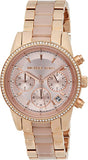 Michael Kors Ritz Chronograph Rose Gold Dial Two Tone Steel Strap Watch for Women - MK6307 Buy Now By Michael Kors
