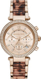 Michael Kors Parker Chronograph Rose Gold Dial Two Tone Steel Strap Watch For Women - MK6832 Buy Now By Michael Kors