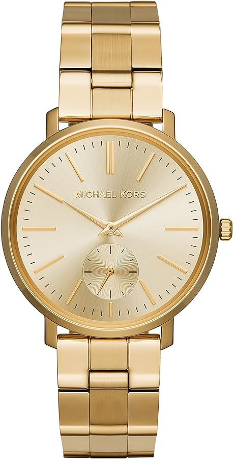 Michael Kors Jaryn Analog Quartz Gold Dial Gold Steel Strap Watch For Women - MK3500 Buy Now By Michael Kors