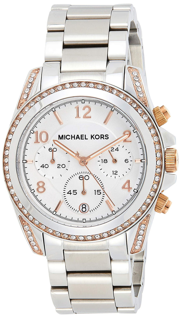 Michael Kors Blair Chronograph Silver Dial Silver Steel Strap Watch for Women - MK5459 Buy Now By Michael Kors