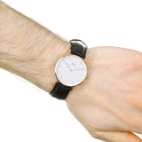 Daniel Wellington Classic Reading White Dial Black Leather Strap Watch For Women - DW00100041 Buy Now By Daniel Wellington