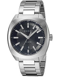 Gucci GG2570 Quartz Black Dial Silver Steel Strap Watch For Men - YA142301 Buy Now By Gucci