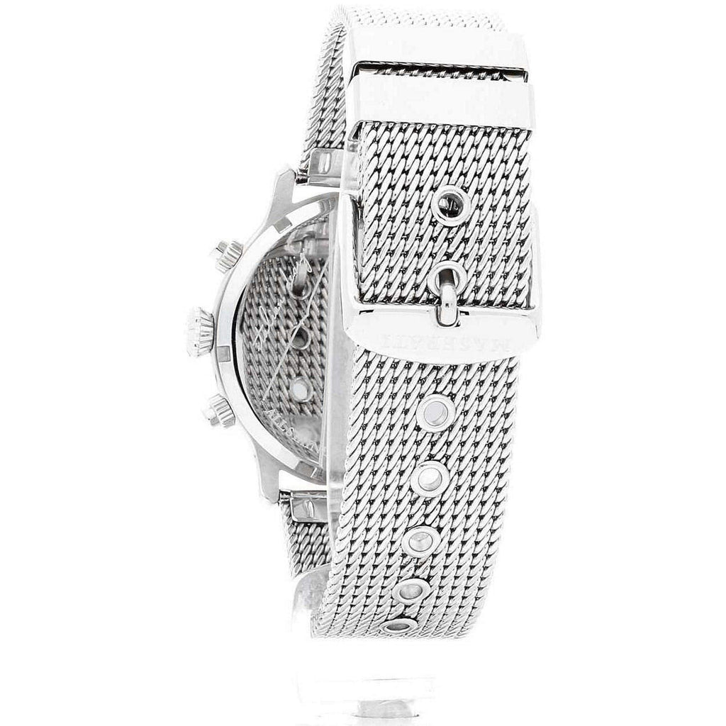 Maserati Epoca 42mm Black Dial Steel Silver Mesh Bracelet Watch For Men - R8873618003 Buy Now By Maserati