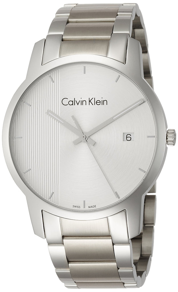 Calvin Klein City Chronograph Silver Dial Silver Steel Strap Watch for Men - K2G2G14X Buy Now By Calvin Klein