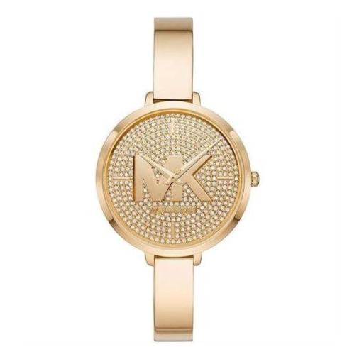 Michael Kors Parker Crystals Gold Dial Gold Steel Strap Watch For Women - MK4469 Buy Now By Michael Kors