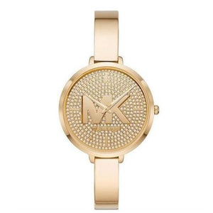 Michael Kors Parker Crystals Gold Dial Gold Steel Strap Watch For Women - MK4469 Buy Now By Michael Kors