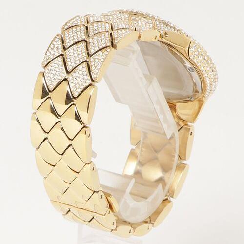 Michael Kors Camille Three-Hand Crystals White Dial Gold Steel Strap Watch for Women - MK4800 Buy Now By Michael Kors