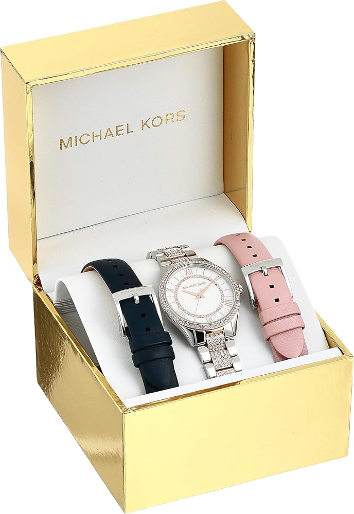 Michael Kors Lauryn Quartz Mother of Pearl White Dial Two Tone Steel Strap Watch For Women - MK4366 Buy Now By Michael Kors