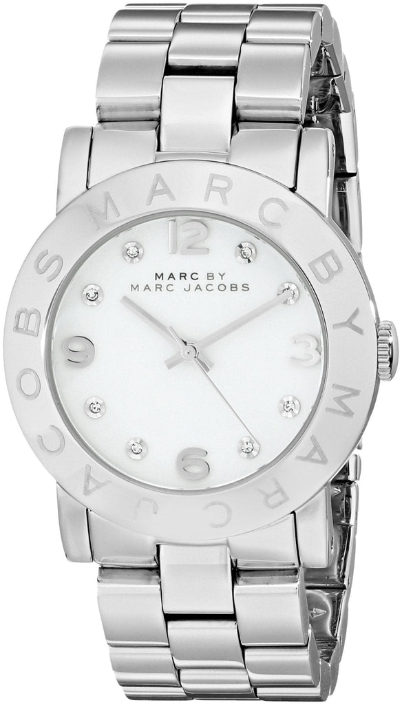 Marc Jacobs Amy White Dial Silver Steel Strap Watch for Women - MBM3054 Buy Now By Marc Jacobs