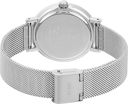 Guess Iconic Quartz Silver Dial Silver Mesh Bracelet Watch For Women - GW0527L1 Buy Now By Guess