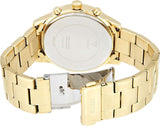 Guess Solar Chronograph Diamonds White Dial Gold Steel Strap Watch for Women - W1069L2 Buy Now By Guess
