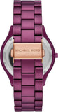 Michael Kors Slim Runway Quartz Purple Dial Purple Steel Strap Watch For Women - MK4507 Buy Now By Michael Kors