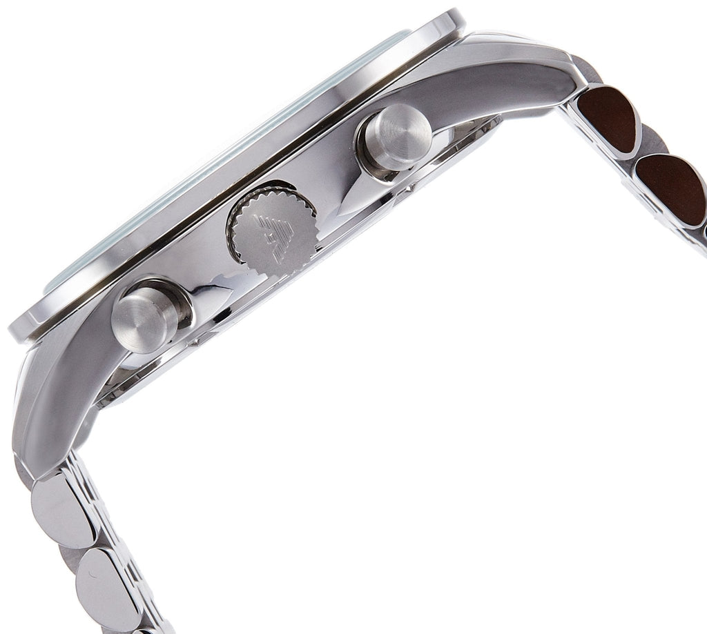 Emporio Armani Sportivo Chronograph Silver Dial Silver Steel Strap Watch For Men - AR6073 Buy Now By Emporio Armani