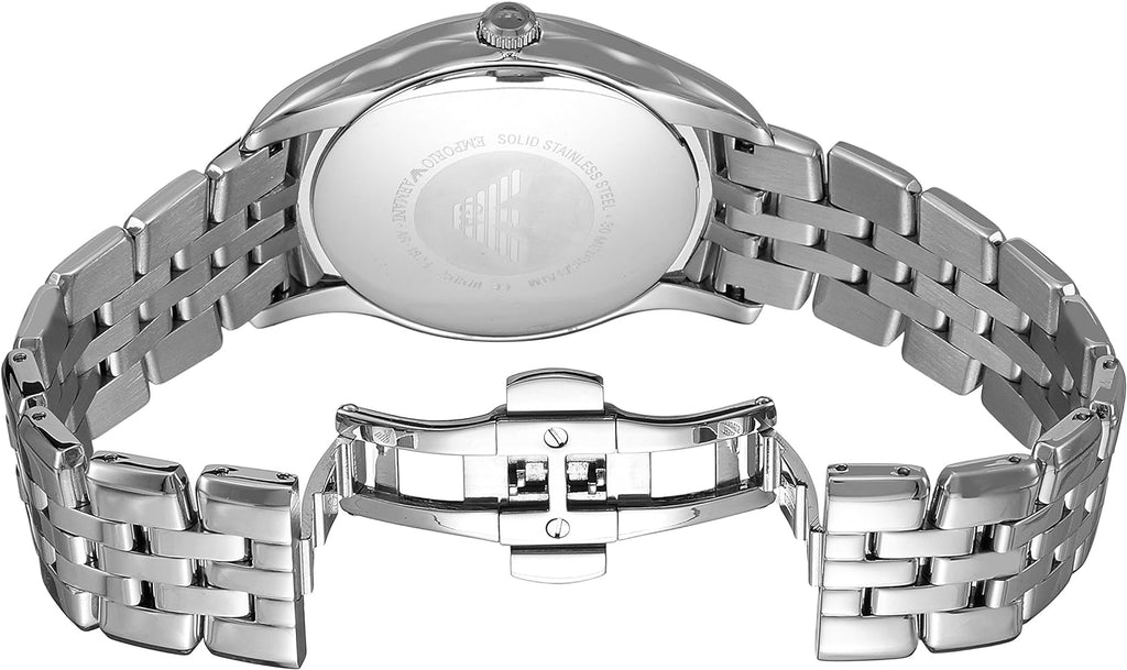 Emporio Armani Classic Quartz Silver Dial Silver Steel Strap Watch For Men - AR1788 Buy Now By Emporio Armani