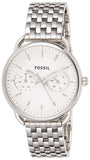 Fossil Tailor Silver Dial Silver Steel Strap Watch for Women - ES3712 Buy Now By Fossil