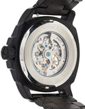 Fossil Modern Machine Automatic Silver Dial Black Steel Strap Watch for Men - ME3080 Buy Now By Fossil