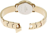 Coach Delancey Diamonds Silver Dial Gold Steel Strap Watch for Women - 14502354 Buy Now By Coach