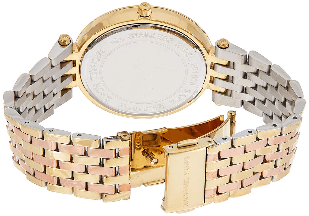 Michael Kors Darci Rose Gold Dial Rose Gold Steel Strap Watch for Women - MK3507 Buy Now By Michael Kors
