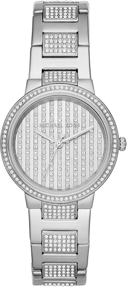 Michael Kors Gabbi Quartz Crystals Silver Dial Silver Steel Strap Watch For Women - MK3984 Buy Now By Michael Kors