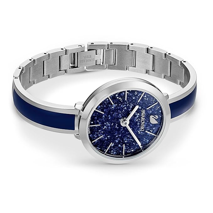 Swarovski Crystalline Delight Analog Blue Dial Two Tone Steel Strap Watch for Women - 5580533 Buy Now By Swarovski