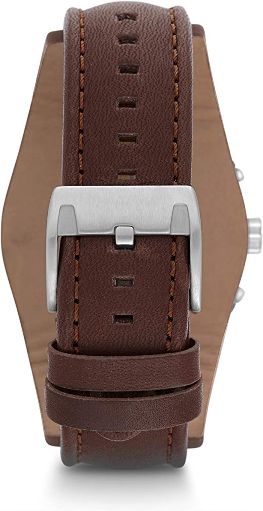 Fossil Coachman Chronograph Black Dial Brown Leather Strap Watch for Men - CH2891 Buy Now By Fossil