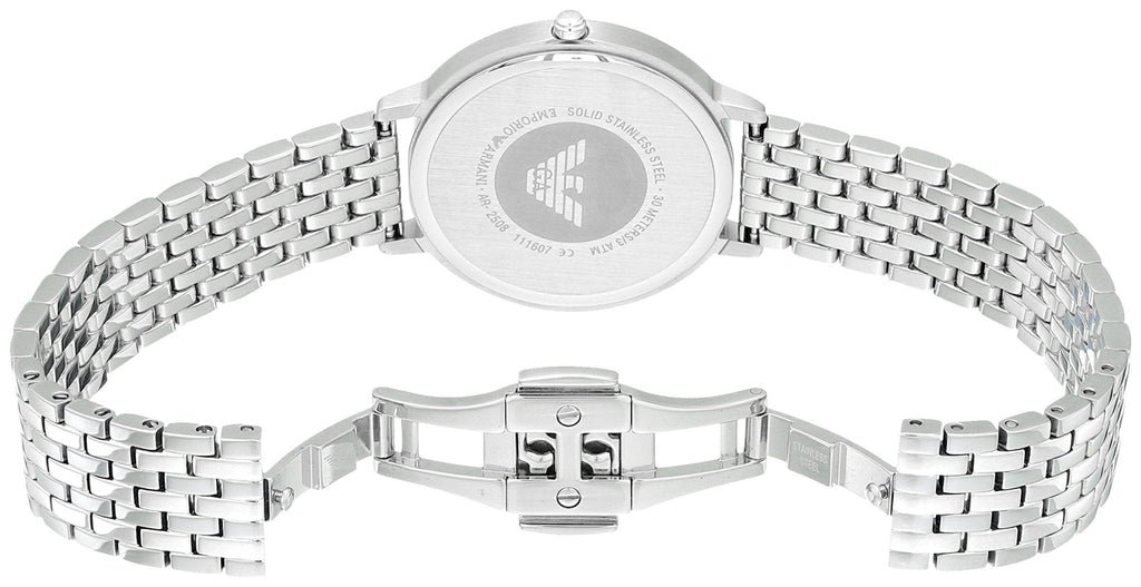 Emporio Armani Kappa Mother of Pearl Dial Silver Mesh Bracelet Watch For Women - AR2511 Buy Now By Emporio Armani