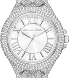 Michael Kors Camille Three-Hand Crystals Silver Dial Silver Steel Strap Watch for Women - MK4803 Buy Now By Michael Kors