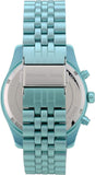 Michael Kors Lexington Chronograph Turquoise Dial Turquoise Steel Strap Watch For Men - MK8793 Buy Now By Michael Kors