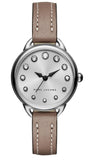 Marc Jacobs Betty White Dial Brown Leather Strap Watch for Women - MJ1480 Buy Now By Marc Jacobs