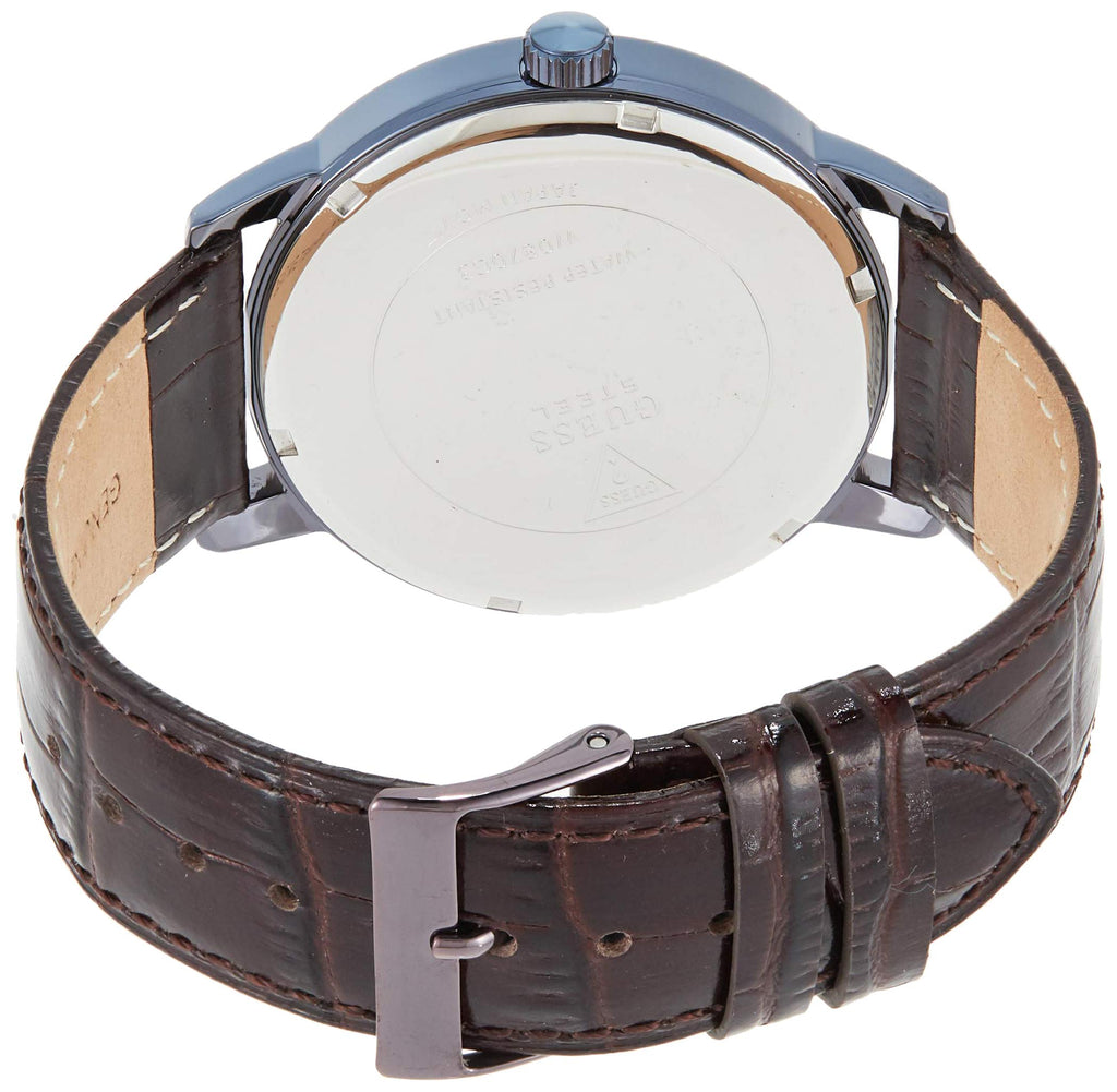 Guess Delancy Analog Brown Dial Brown Leather Strap Watch For Men - W0870G3 Buy Now By Guess