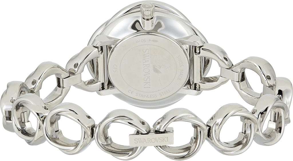 Swarovski Crystal Flower Silver Dial Silver Steel Strap Watch for Women - 5547622 Buy Now By Swarovski