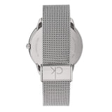 Calvin Klein Minimal Blue Dial Silver Mesh Bracelet Watch for Men - K3M2112N Buy Now By Calvin Klein