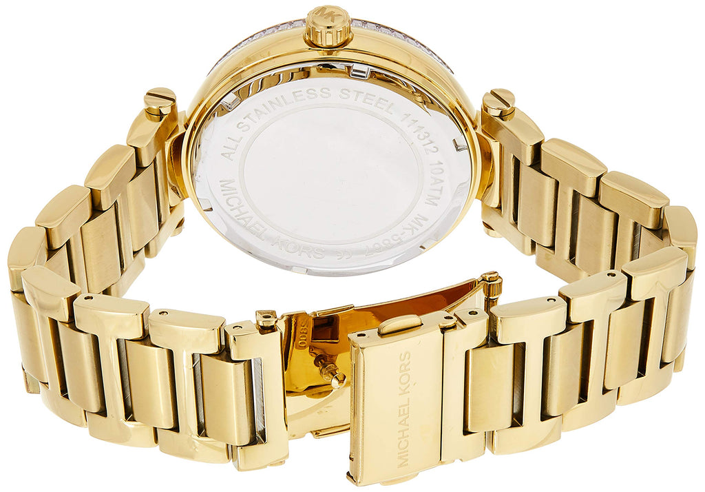 Michael Kors Skylar Gold Dial Gold Steel Strap Watch for Women - MK5867 Buy Now By Michael Kors