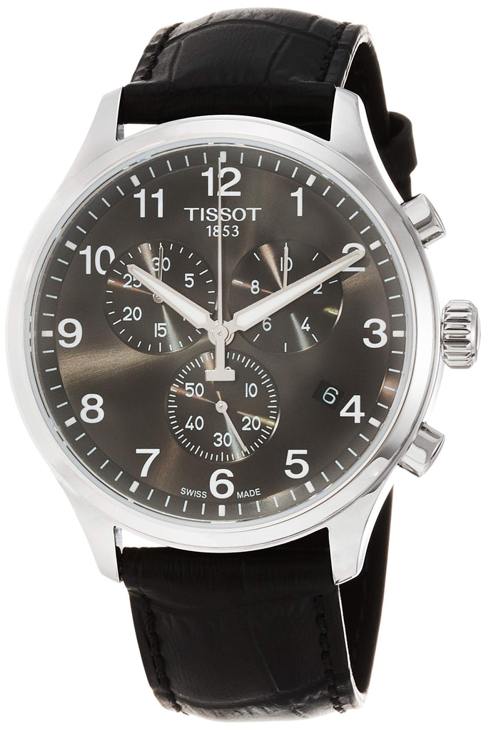 Tissot Chrono XL Classic Black Dial Black Leather Strap Watch For Men - T116.617.16.057.00 Buy Now By Tissot