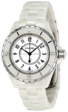 Chanel J12 Ceramic White Dial White Steel Strap Watch for Women - J12 H0968 Buy Now By Chanel