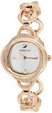 Swarovski Crystal Flower Silver Dial Rose Gold Steel Strap Watch for Women - 5547626 Buy Now By Swarovski