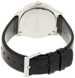 Calvin Klein Steady Black Dial Black Leather Strap Watch for Women - K7Q211C1 Buy Now By Calvin Klein