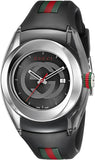Gucci Sync Quartz Black Dial Black Rubber Strap Watch For Men - YA137301 Buy Now By Gucci