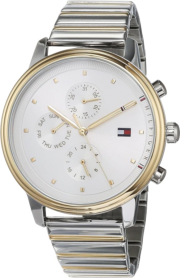 Tommy Hilfiger Blake Silver Dial Two Tone Steel Strap Watch for Women - 1781908 Buy Now By Tommy Hilfiger