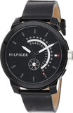 Tommy Hilfiger Denim Quartz Black Dial Black Leather Strap Watch for Men - 1791479 Buy Now By Tommy Hilfiger