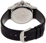 Calvin Klein Skirt Chronograph Black Dial Black Leather Strap Watch for Men - K2U291C1 Buy Now By Calvin Klein